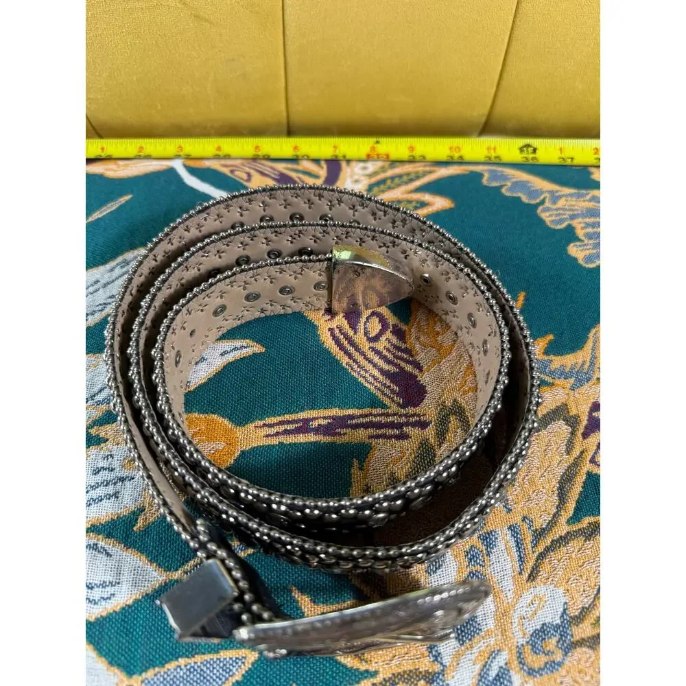 Studded belt Scene Emo Jersey Shore Y2K Early 2000 Club Bling Diamond Punk Rock
